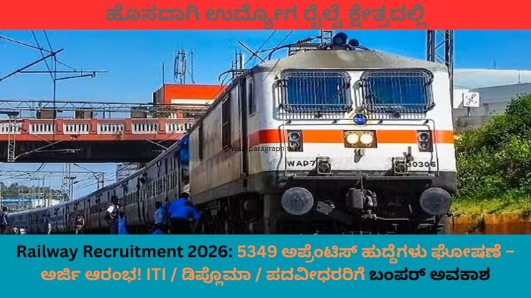 Railway Recruitment 2026