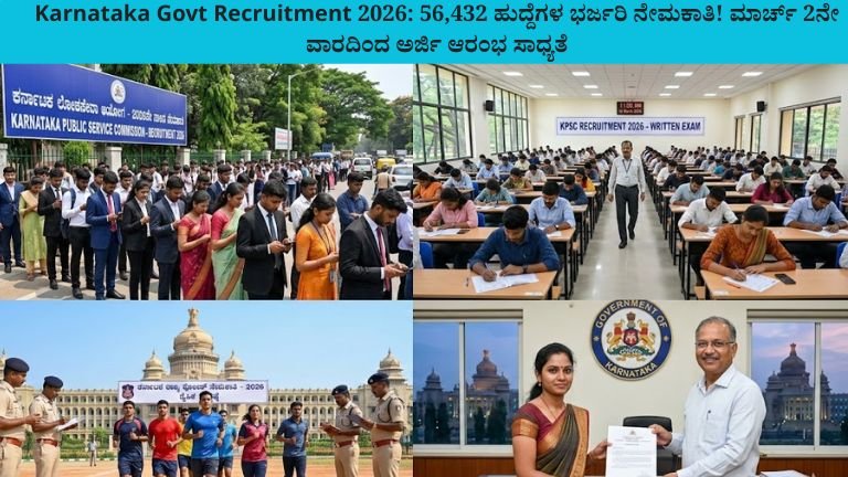Karnataka Govt Recruitment 2026