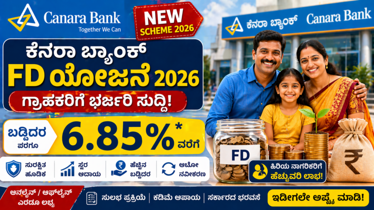 Canara Bank FD Scheme 2026