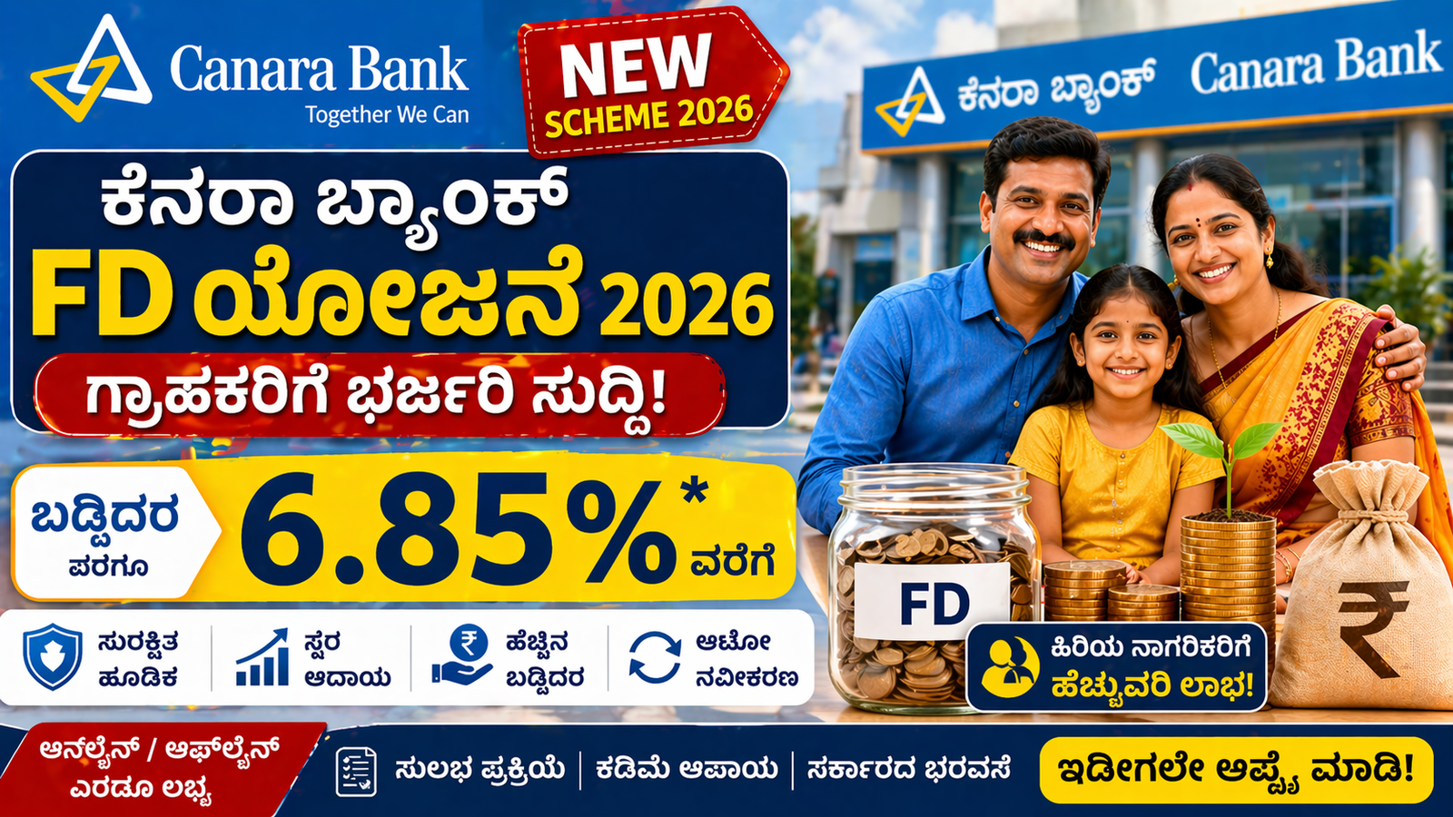 Canara Bank FD Scheme 2026